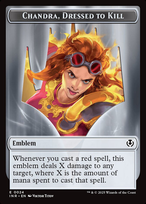 Chandra, Dressed to Kill Emblem (Foil)