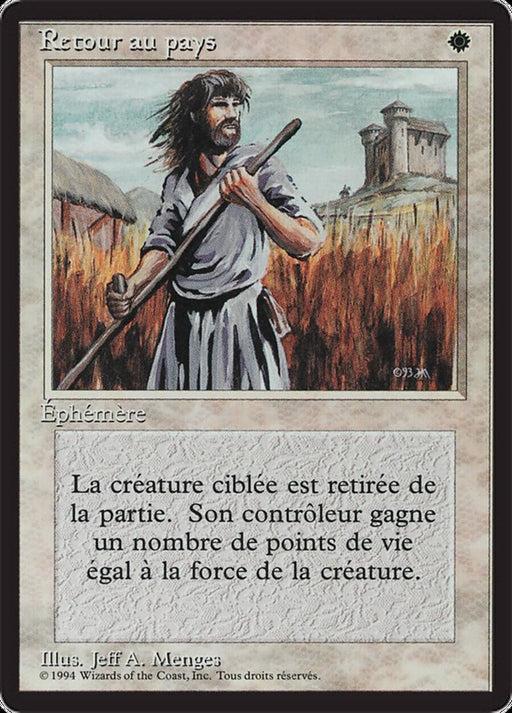Retour au pays - Swords to Plowshares