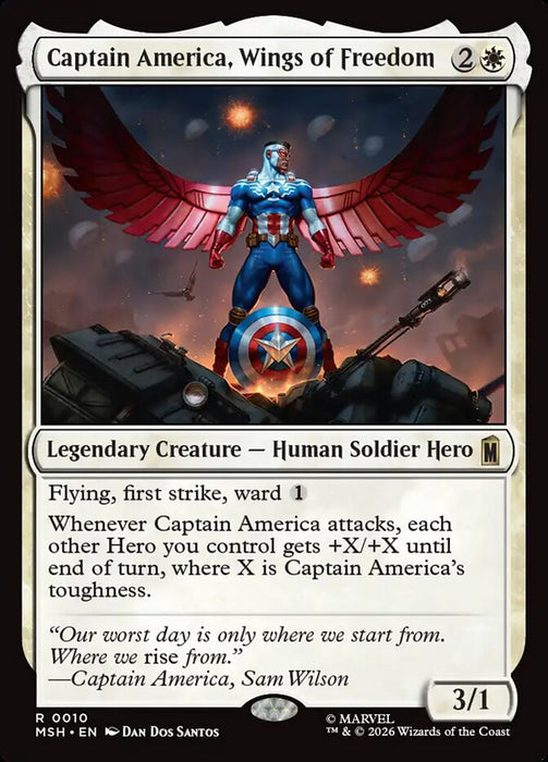 Captain America, Wings of Freedom - Legendary (Foil)