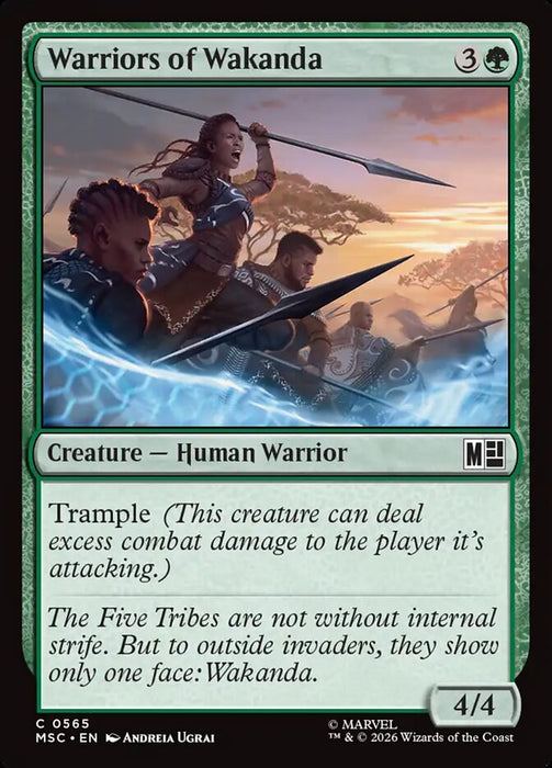 Warriors of Wakanda (Foil)