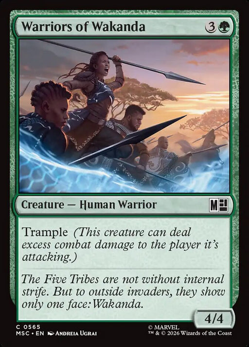 Warriors of Wakanda (Foil)