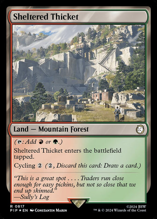 Sheltered Thicket - Surge Foil (Foil)