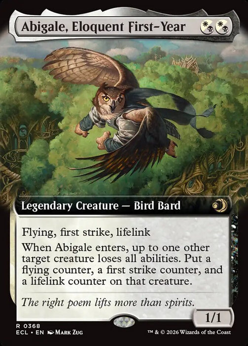 Abigale, Eloquent First-Year - Extended Art - Legendary