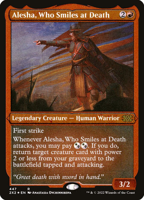 Alesha, Who Smiles at Death - Etched - Inverted - Legendary - Etched (Foil)