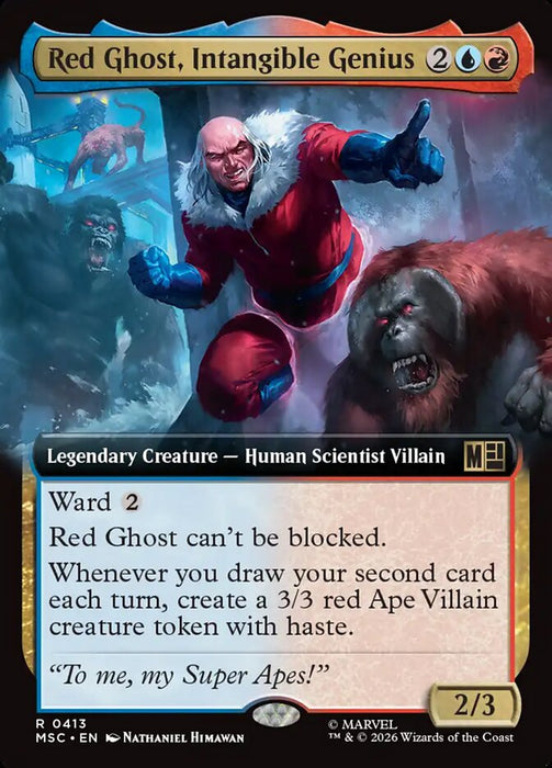 Red Ghost, Intangible Genius - Extended Art - Legendary