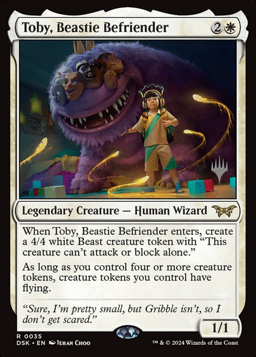 Toby, Beastie Befriender - Legendary