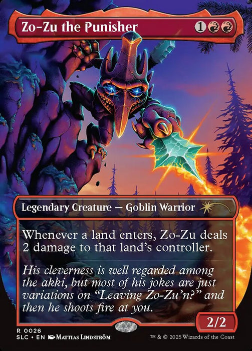 Zo-Zu the Punisher - Borderless - Full Art - Inverted - Legendary (Foil)