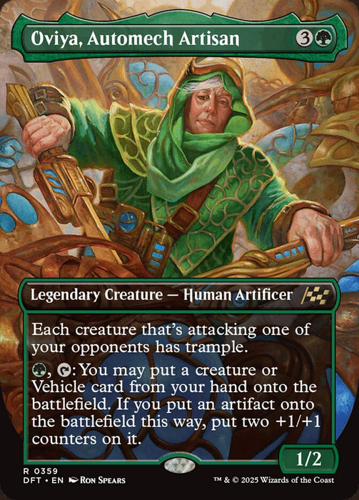 Oviya, Automech Artisan - Borderless - Legendary - Inverted (Foil)
