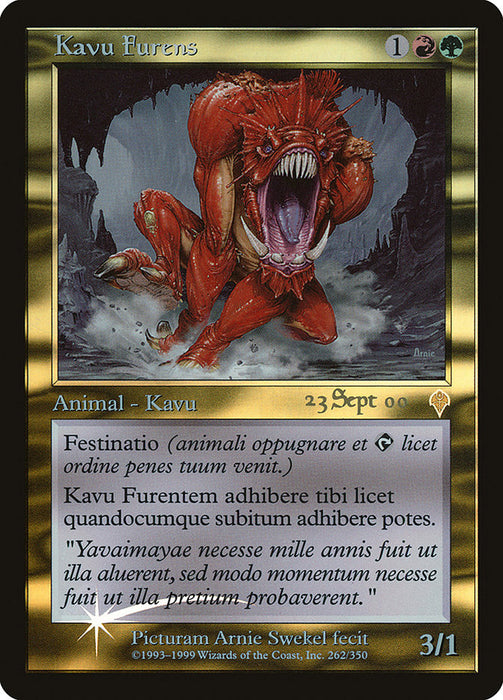 Kavu Furens - Raging Kavu (Foil)