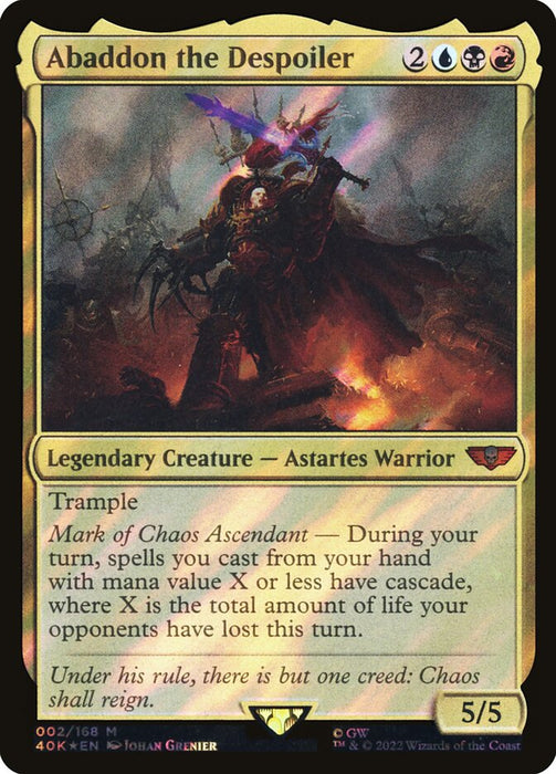 Abaddon the Despoiler - Legendary - Surge Foil (Foil)