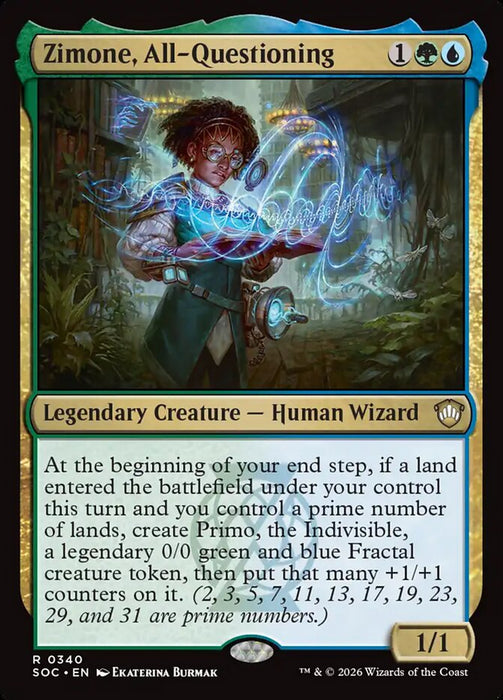 Zimone, All-Questioning - Legendary