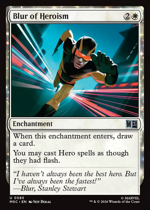 Blur of Heroism - Enchantment (Foil)