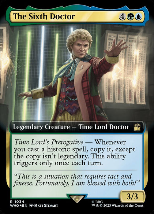 The Sixth Doctor - Extended Art - Legendary - Surge Foil (Foil)