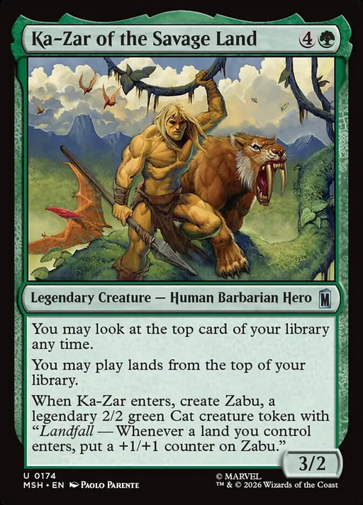 Ka-Zar of the Savage Land - Legendary (Foil)