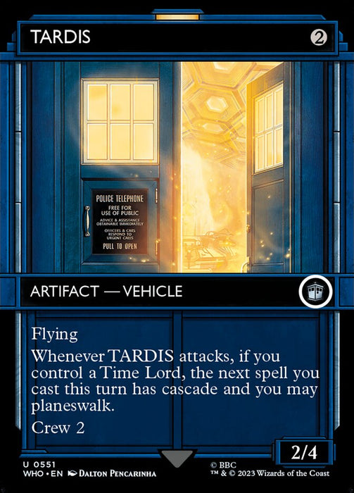 TARDIS - Borderless - Inverted - Showcase