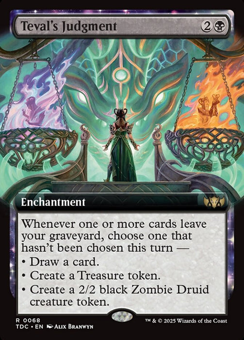 Teval's Judgment - Enchantment - Extended Art