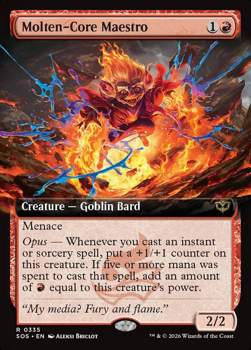 Molten-Core Maestro - Extended Art (Foil)