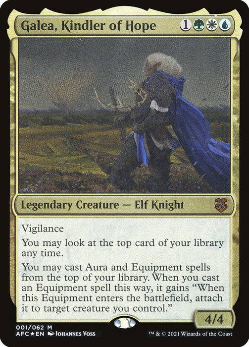 Galea, Kindler of Hope - Legendary - Etched (Foil)