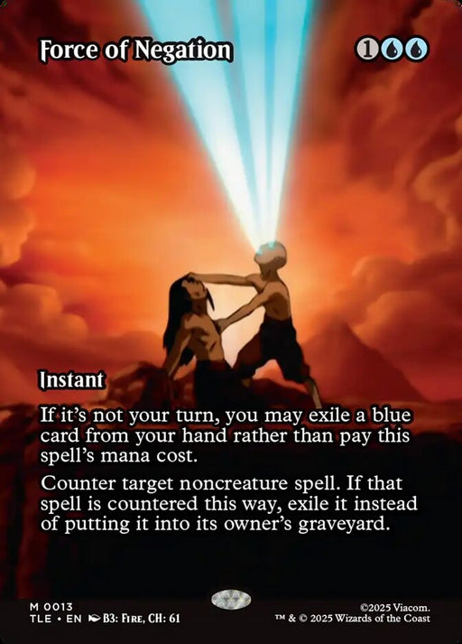 Force of Negation - Borderless - Full Art - Inverted
