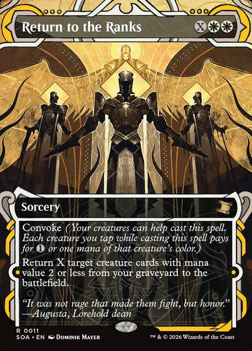 Return to the Ranks - Borderless - Inverted - Showcase (Foil)