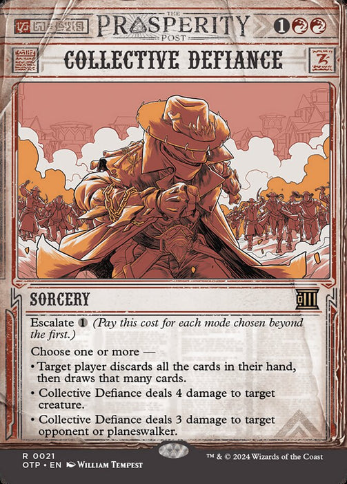 Collective Defiance - Borderless - Showcase (Foil)