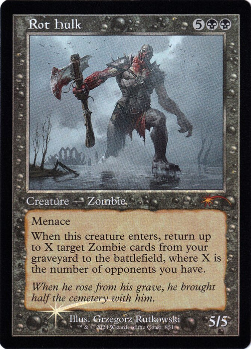 Rot Hulk - Retro Frame (Foil)
