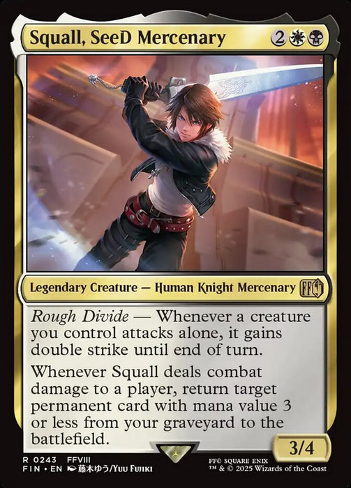 Squall, SeeD Mercenary - Legendary