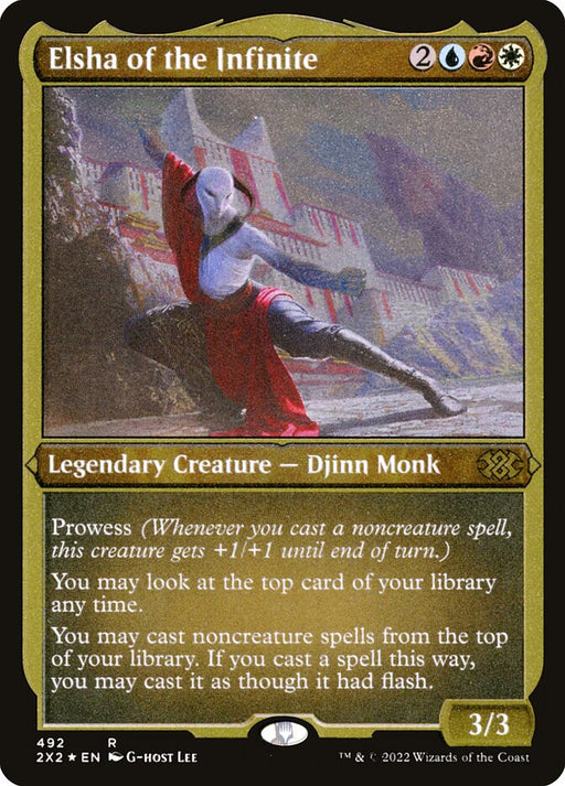 Elsha of the Infinite - Etched - Inverted - Legendary - Etched (Foil)