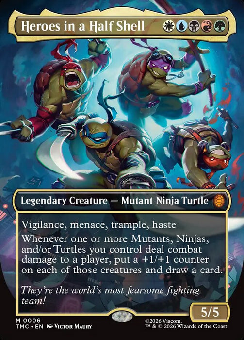 Heroes in a Half Shell - Borderless - Full Art - Inverted - Legendary (Foil)