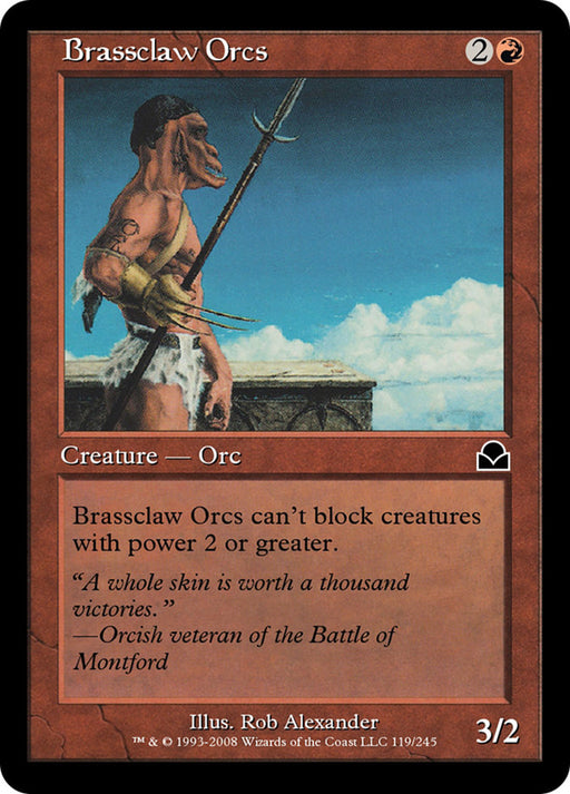 Brassclaw Orcs (Foil)