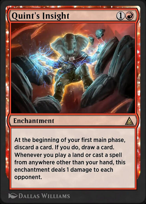 Quint's Insight - Shadow of the Goblin - Enchantment