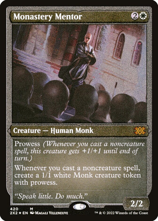 Monastery Mentor - Etched - Inverted - Etched (Foil)