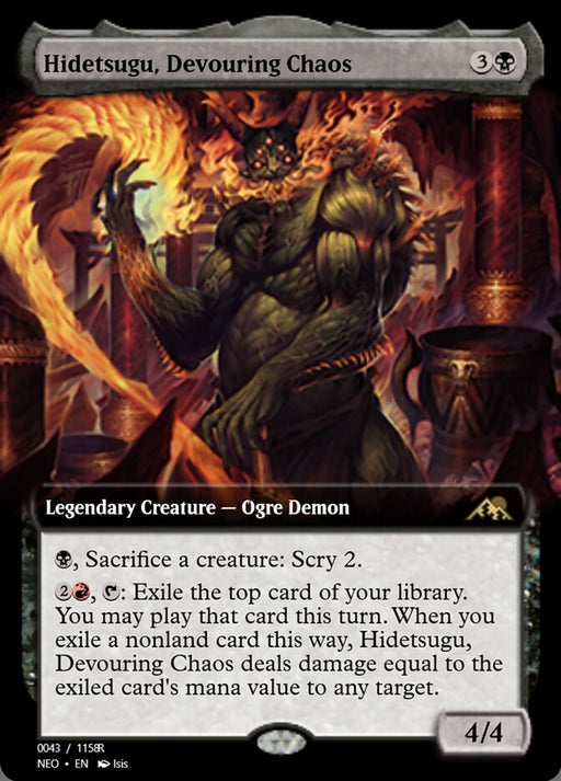 Hidetsugu, Devouring Chaos - Legendary (Foil)