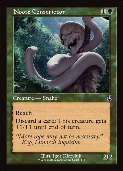 Noose Constrictor - Retro Frame (Foil)