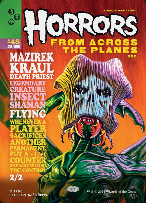 Mazirek, Kraul Death Priest - Borderless - Full Art - Legendary