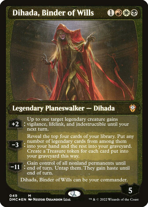 Dihada, Binder of Wills - Etched - Inverted - Etched (Foil)