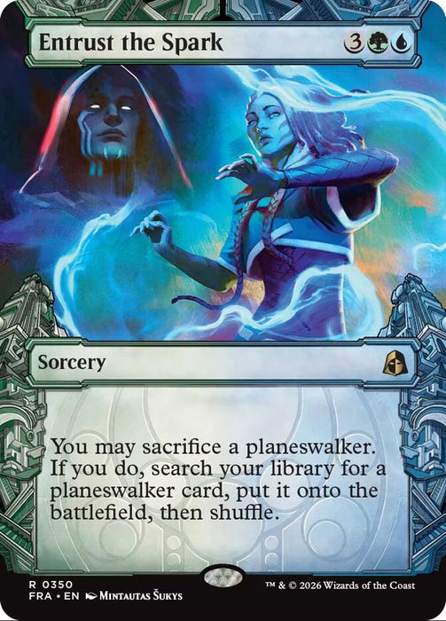 Entrust the Spark - Borderless - Showcase (Foil)
