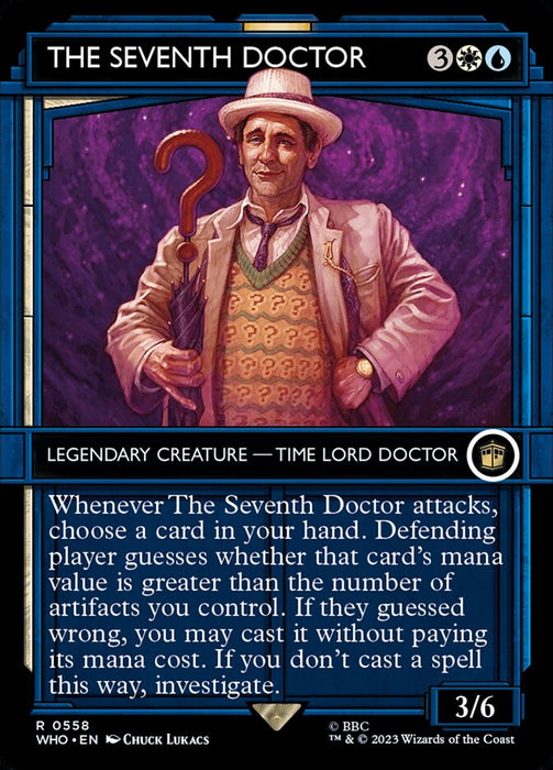 The Seventh Doctor - Borderless - Inverted - Legendary - Showcase