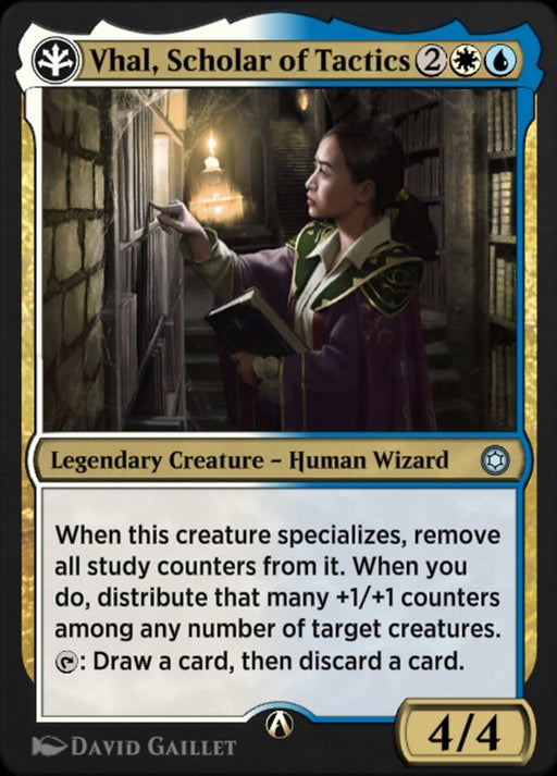 Vhal, Scholar of Tactics - Legendary