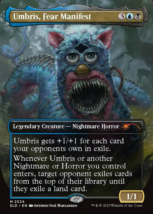 Umbris, Fear Manifest - Borderless - Full Art - Inverted - Legendary