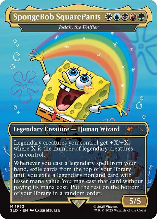 SpongeBob SquarePants - Jodah, the Unifier - Borderless - Full Art - Legendary