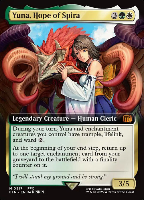 Yuna, Hope of Spira - Extended Art - Legendary (Foil)
