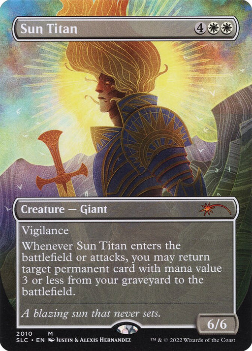 Sun Titan - Borderless - Full Art - Inverted