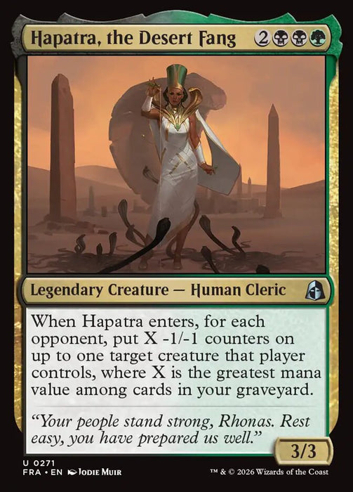 Hapatra, the Desert Fang (Foil)