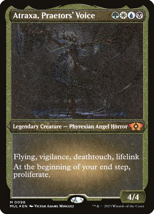 Atraxa, Praetors' Voice - Etched - Inverted - Legendary - Etched (Foil)