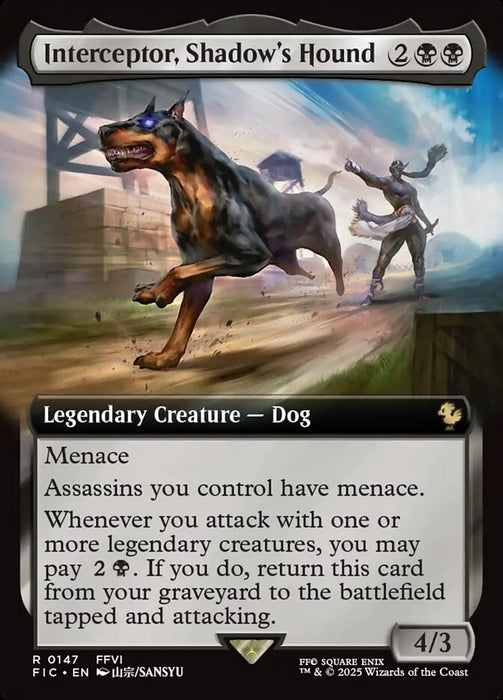 Interceptor, Shadow's Hound - Extended Art - Legendary