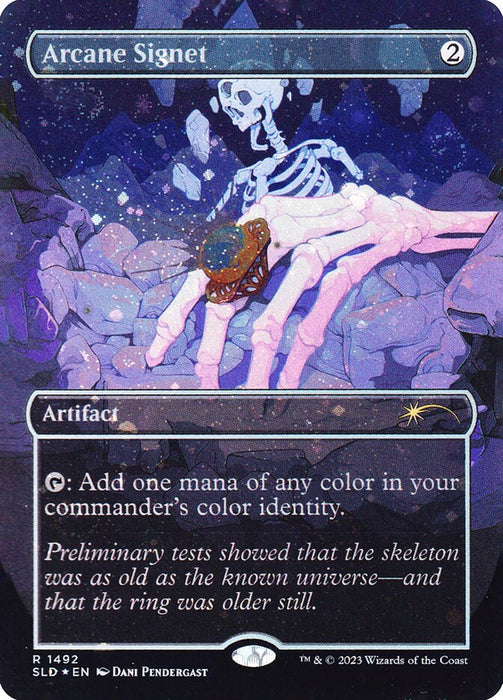 Arcane Signet - Borderless - Full Art - Inverted (Foil)