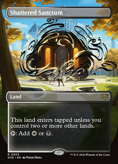 Shattered Sanctum - Borderless - Full Art - Inverted