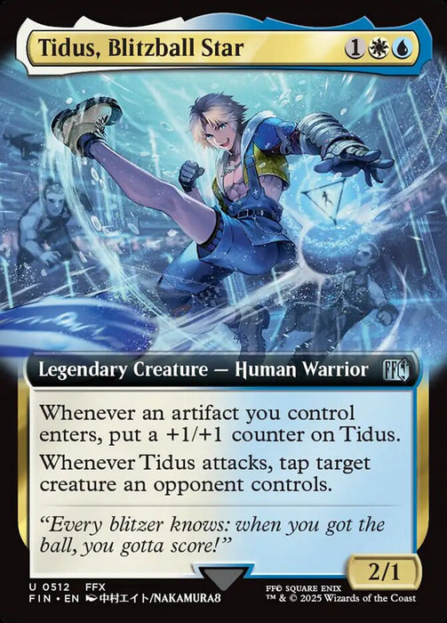 Tidus, Blitzball Star - Extended Art - Legendary (Foil)