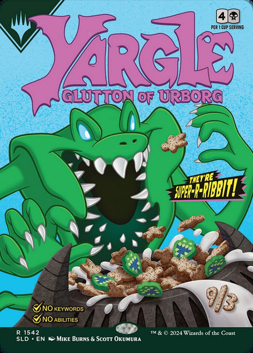 Yargle, Glutton of Urborg // Yargle, Glutton of Urborg - Borderless - Full Art - Legendary